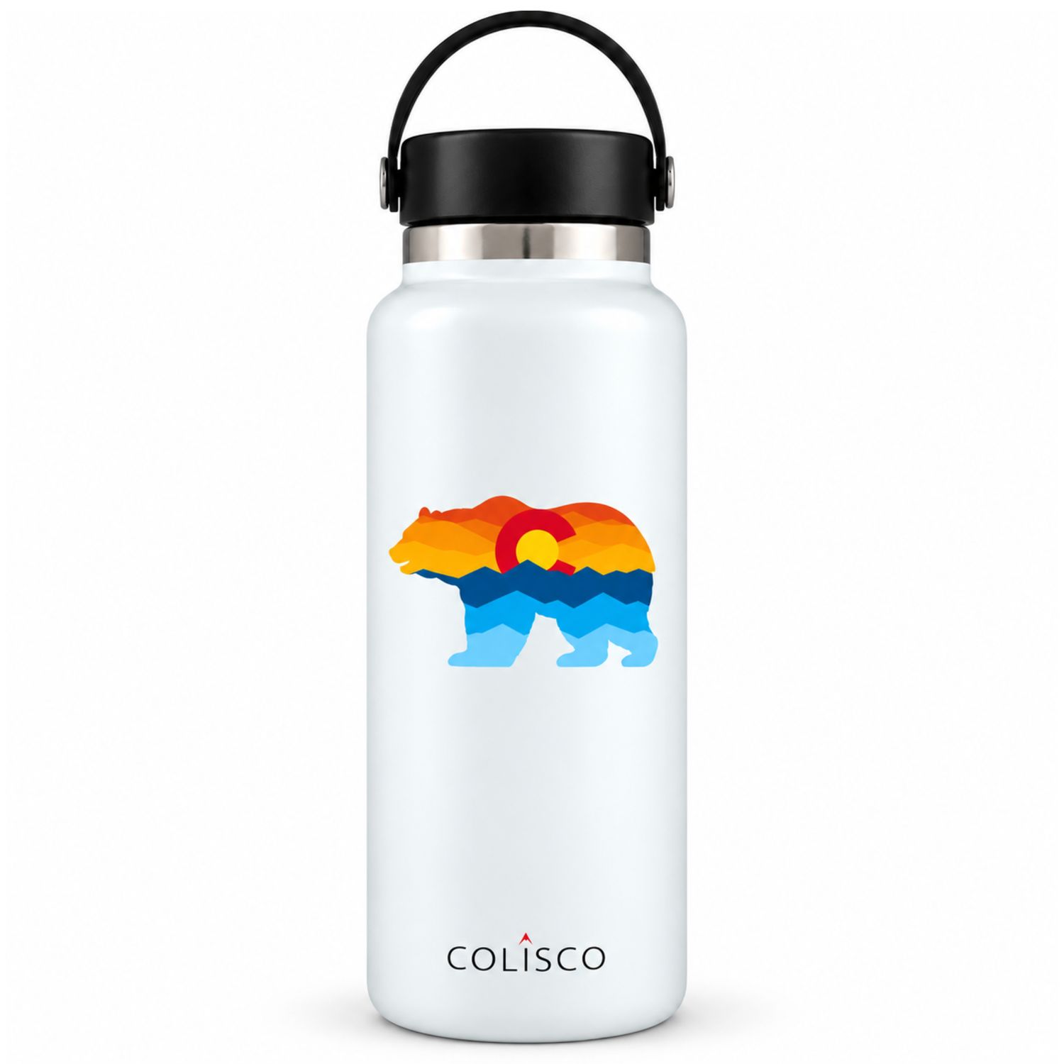 Bear Colorado Insulated Stainless Steel Water Bottle, 22oz