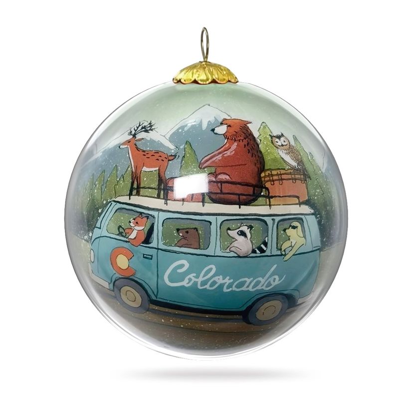 Colisco Ornament Colorado Camping Animals, M