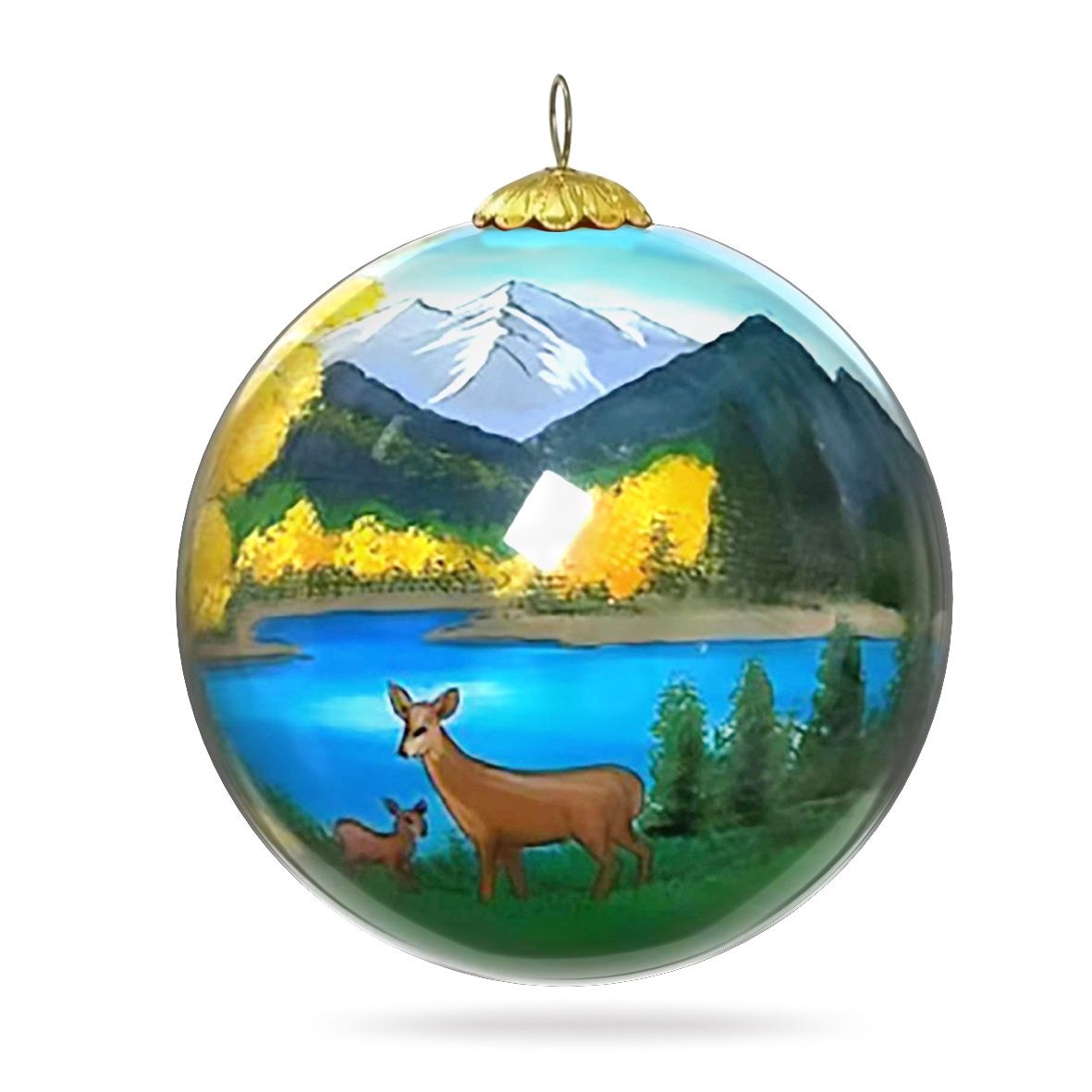 Colisco Ornament Autumn Mountain Deer, L