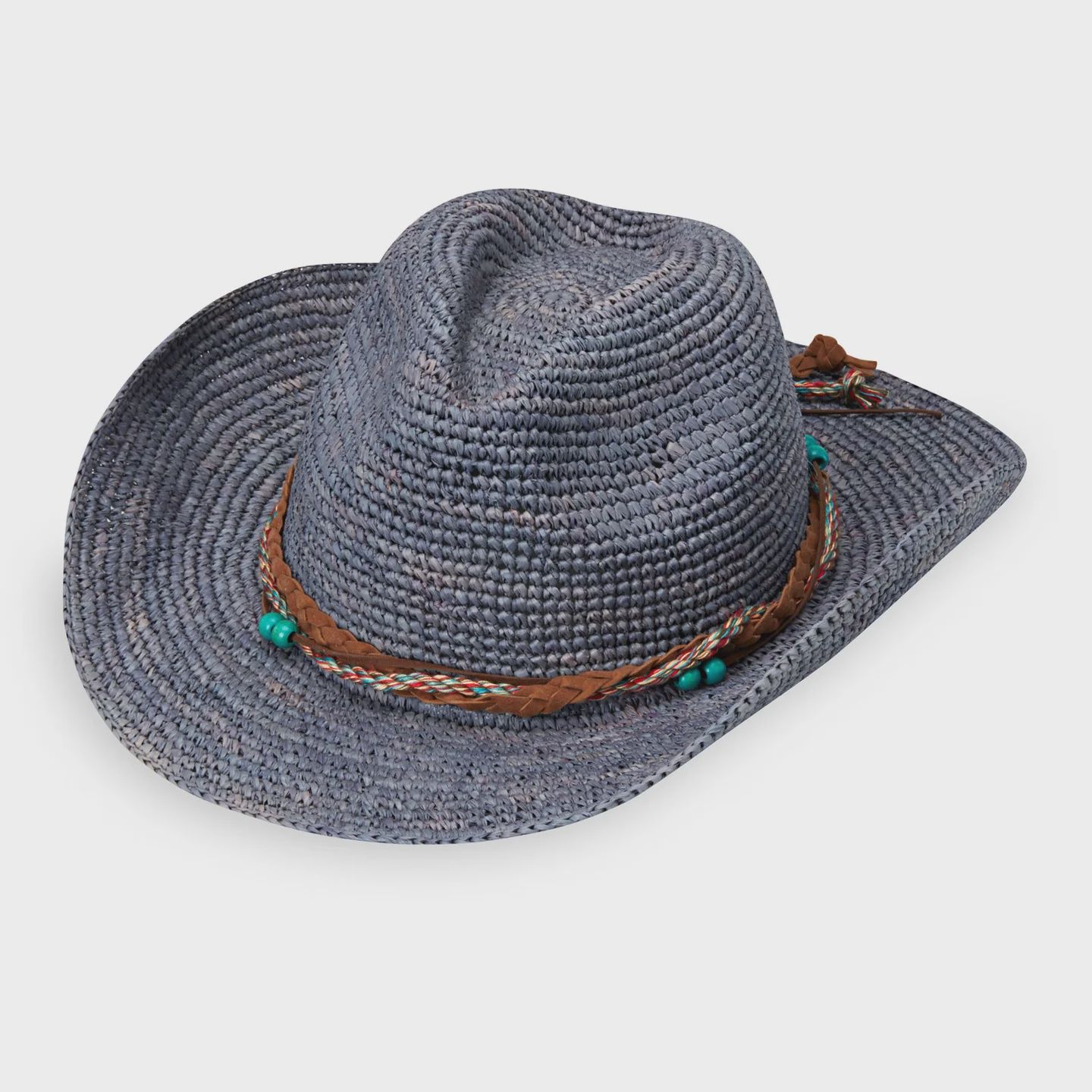 Catalina Cowboy Hat, Color: Dusty Blue, Size: O/S