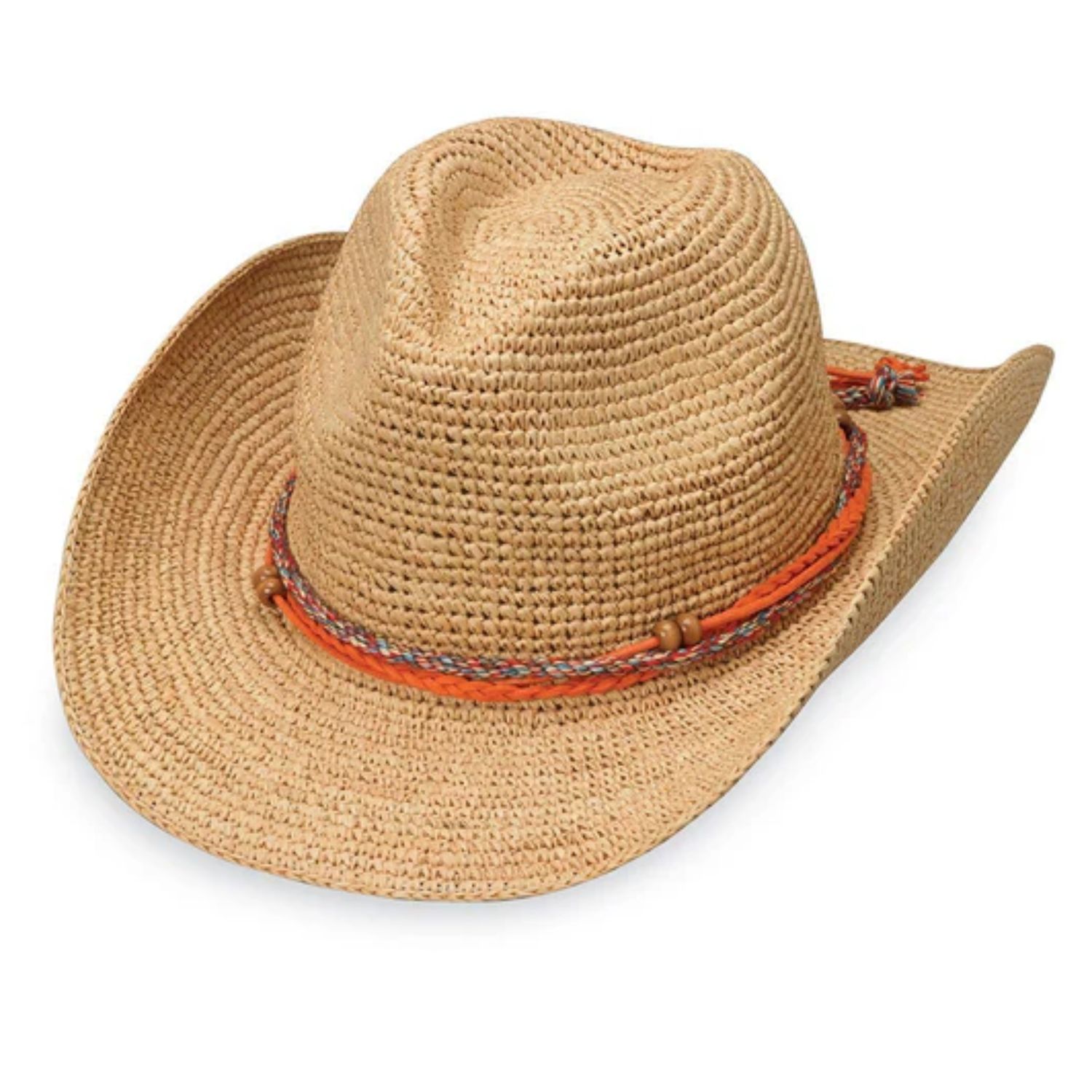 Wallaroo Wide Brim Catalina Cowboy Sun Hat, Color: Natural, Size: One Size