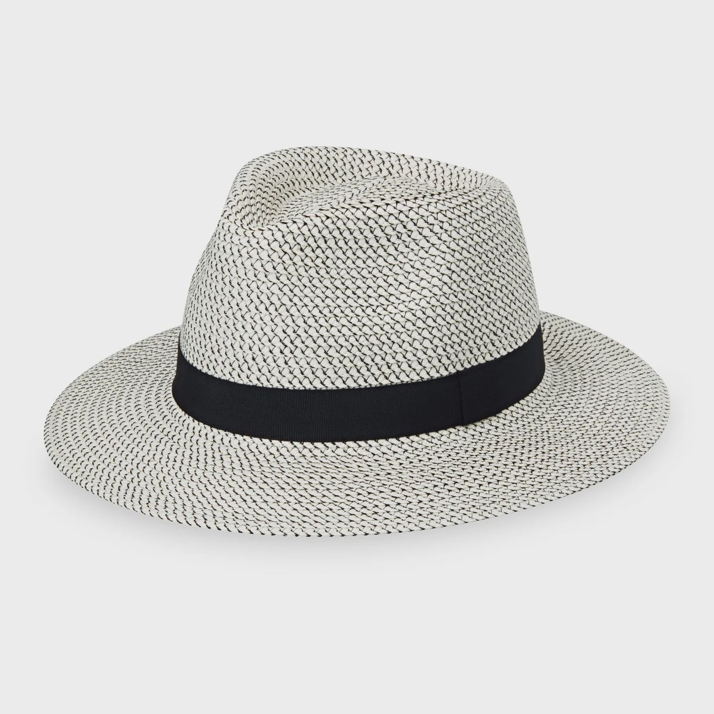 Petite Charlie Hat_17377, Color: Ivory/Black, Size: One Size