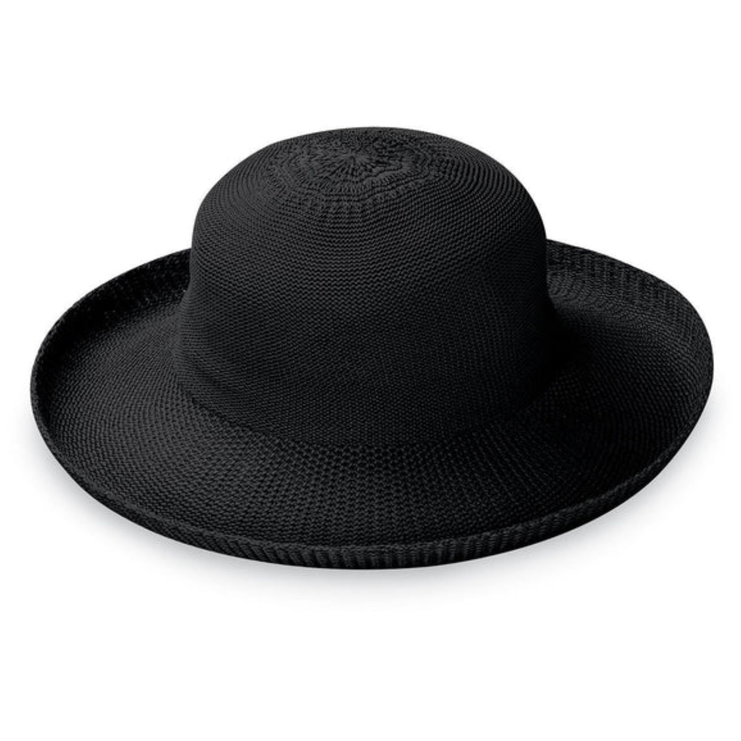 Wallaroo Women's Victoria Wide Brim Sun Hat, Color: Black, Size: O/S