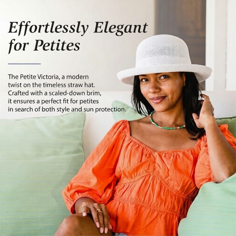 Wallaroo Women's Petite Victoria Wide Brim Sun Hat