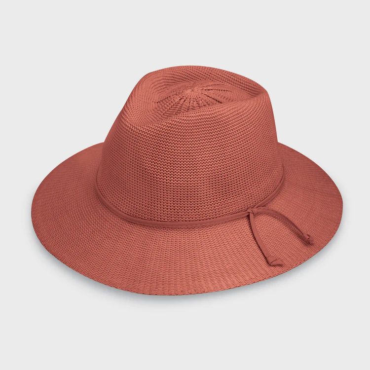 Victoria Fedora Hat_17438, Color: Paprika, Size: One Size