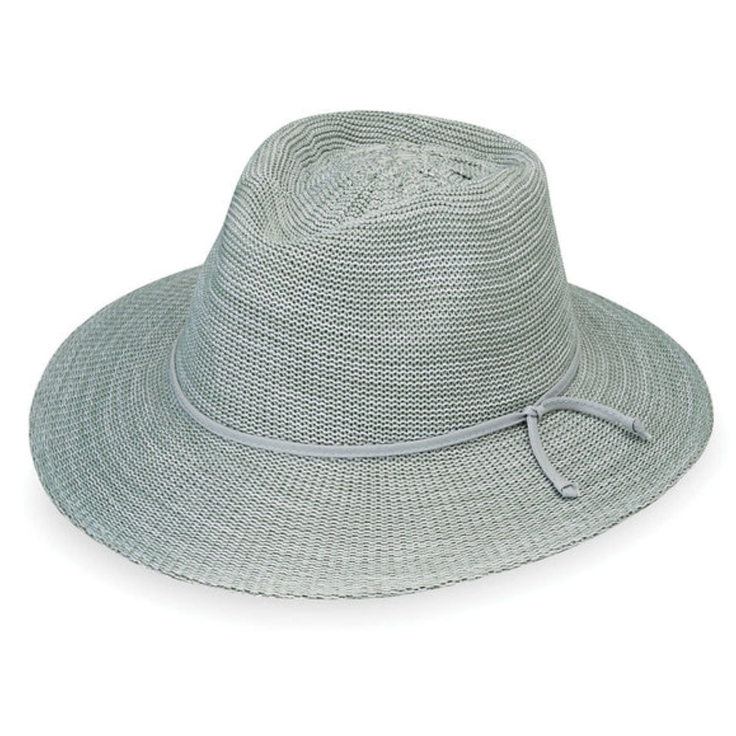 Wallaroo  Women's Victoria Fedora Wide Brim Sun Hat, Color: Seafoam, Size: One Size