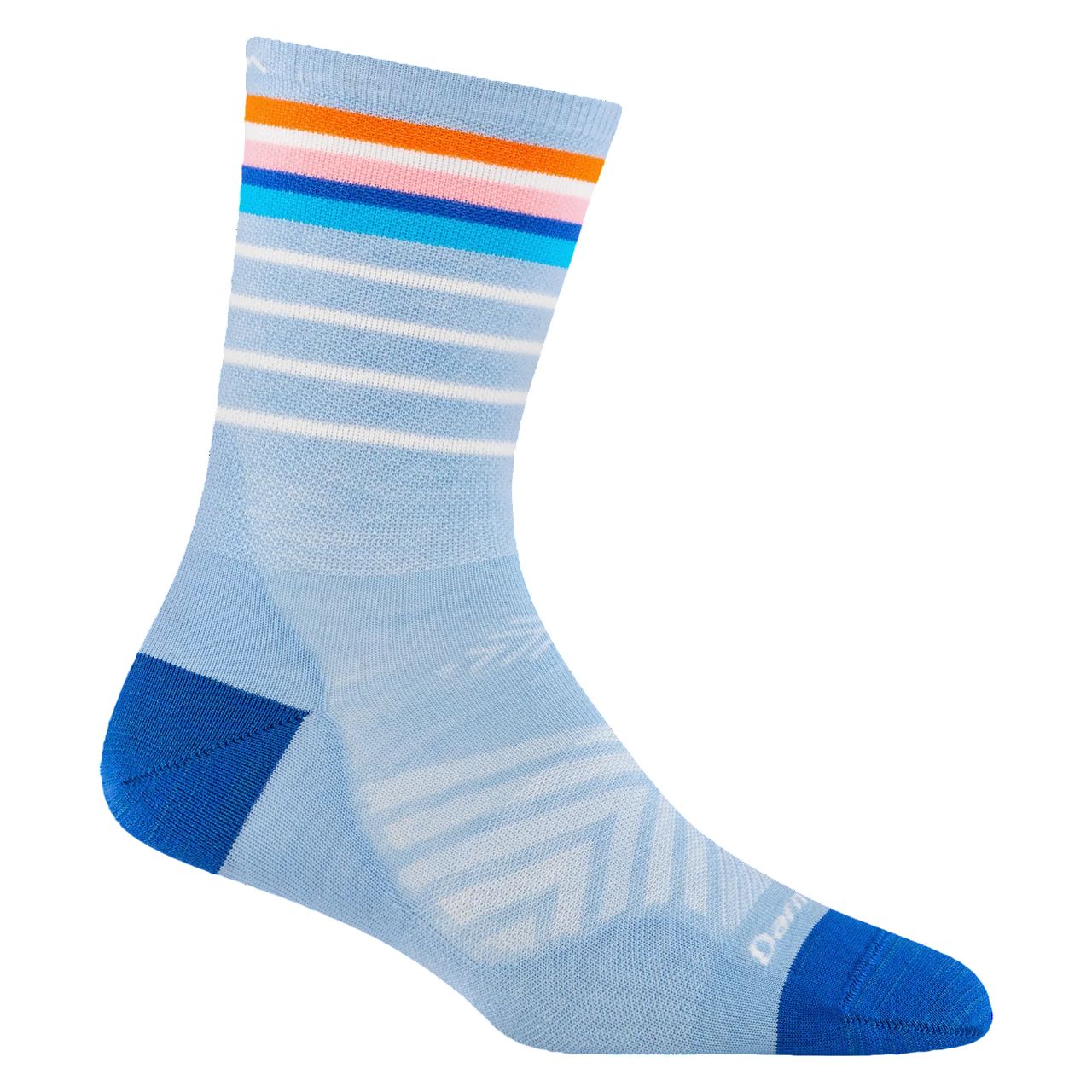 Women's Stride Micro Crew Ultra-Lightweight Running Sock, Color: Sky, Size: Small