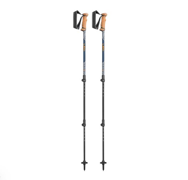 LEKI Legacy Lite Adjustable Trekking Poles, Color: Multi, Size: 100 - 135 cm