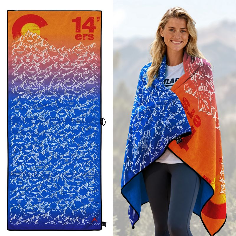 Colisco Colorado 14 ers Eco-Performance Towel_72"x30"