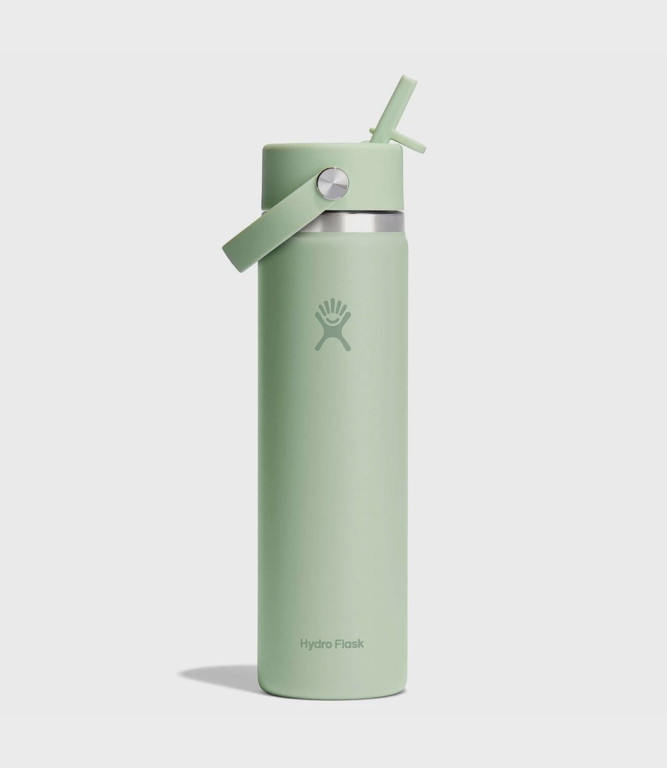 Hydro Flask 24 Oz Wide Flex Straw Cap Bottle_18555, Color: Aloe, Size: O/S