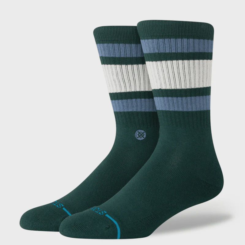 Boyd Crew Socks, Color: Pine, Size: Large