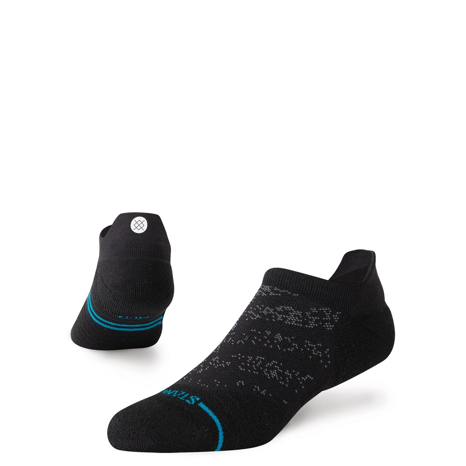 Athletic Performance Tab Socks, Color: Black, Size: Small