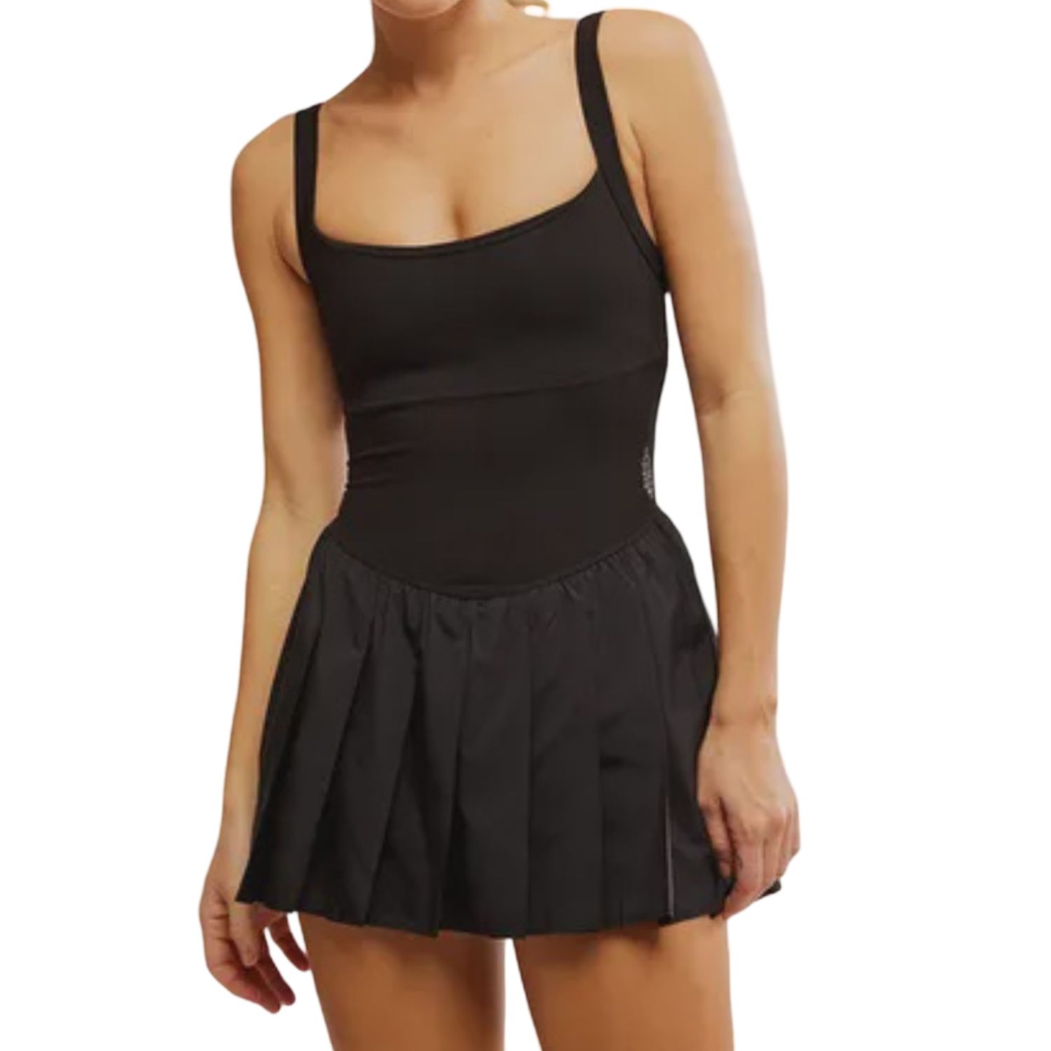 Women's Swing of Things Skortsie, Color: Black, Size: M