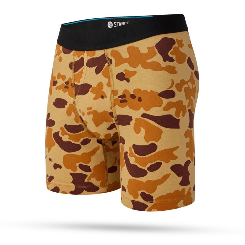Stance Camo Boxer Brief, Color: Khaki, Size: S
