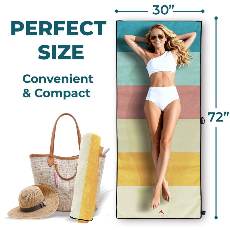 COLISCO Stripes Eco-Performance Towel - 72"x30"