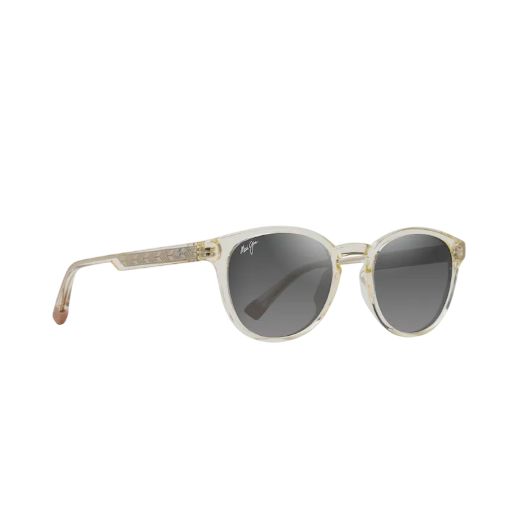Grey Hiehie Polarized Sunglasses, Color: Shiny Trans Yellow, Size: O/S