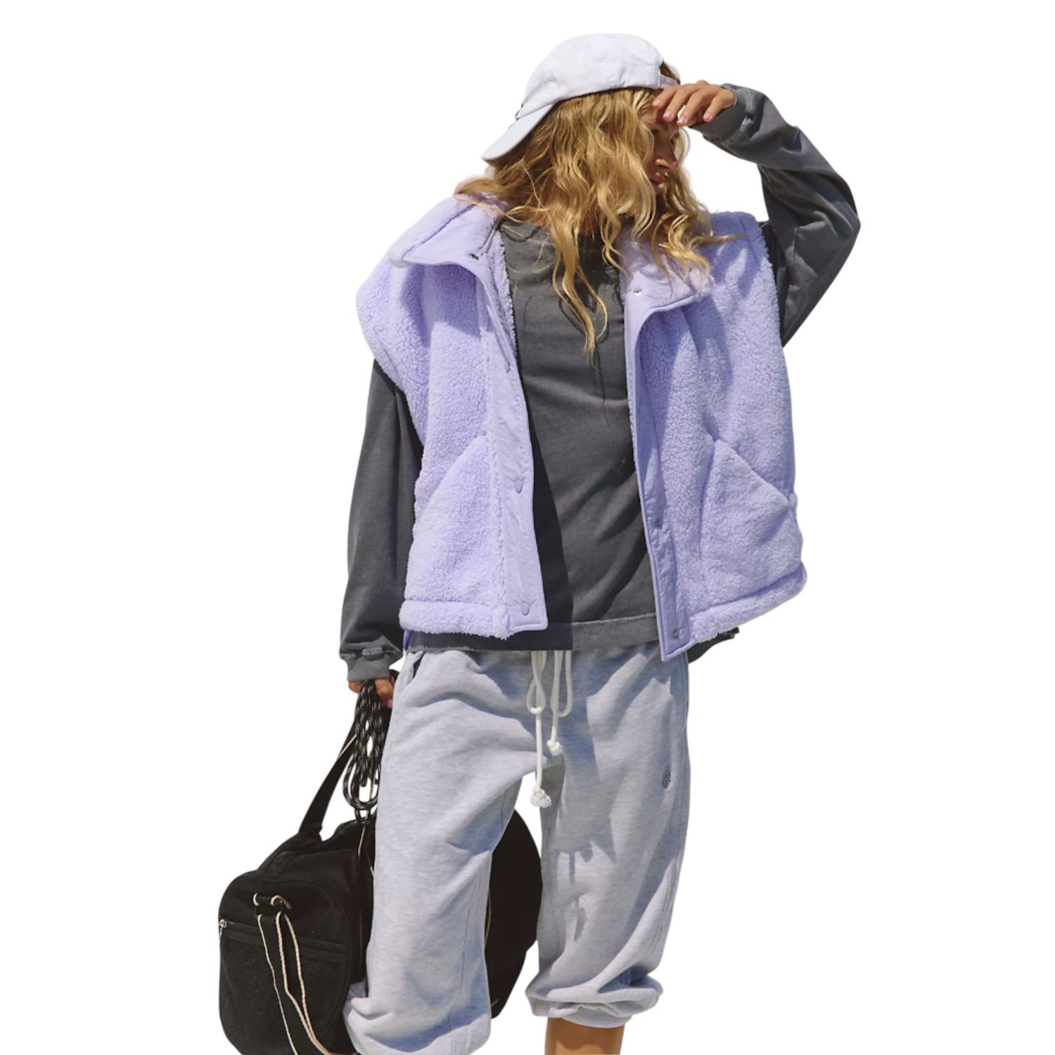 Scout It Out Fleece Vest, Iris, Color: Iris, Size: XS