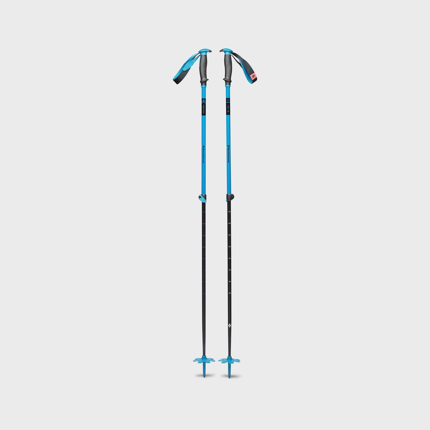 Traverse Ski Poles, Color: Desert Sky, Size: 140 CM
