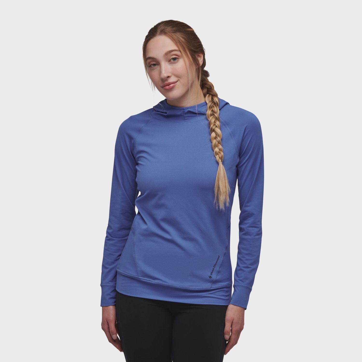 Women's Alpenglow Hoody, Clean Blue, Color: Clean Blue, Size: XS