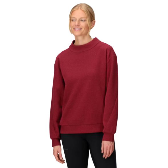 Marmot Women’s Ridge Tech Pullover, Color: Red Mulberry Heather, Size: XS