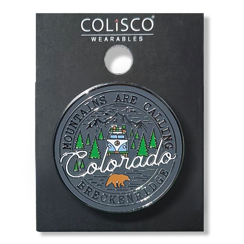 Colisco Breckenridge Colorado Lapel Pin – Enamel Travel Souvenir Pin