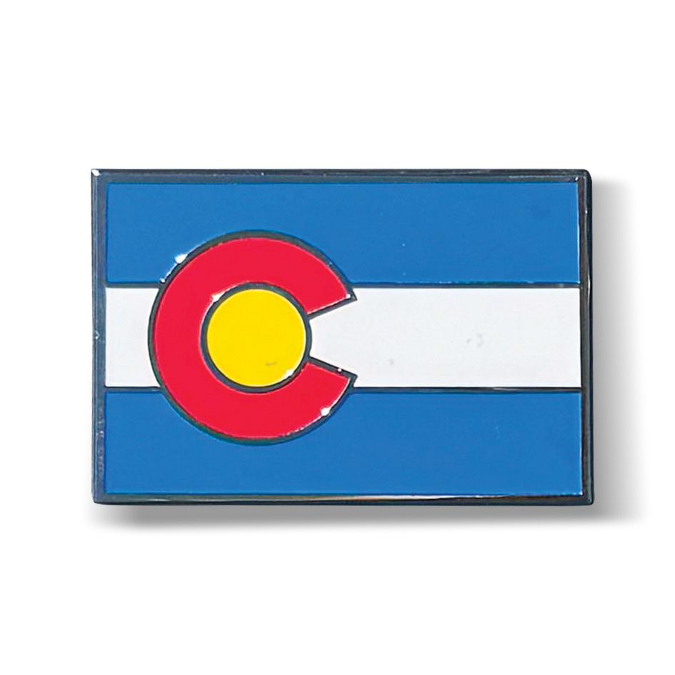 Colisco Colorado Flag Lapel Pin – Enamel Travel Souvenir Pin