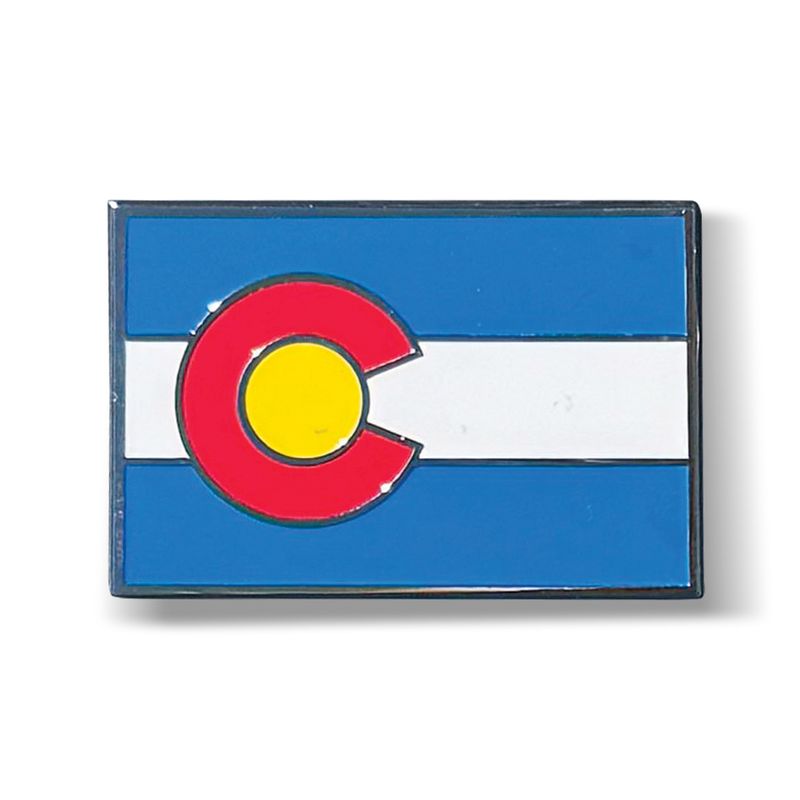 Colisco Colorado Flag Lapel Pin – Enamel Travel Souvenir Pin