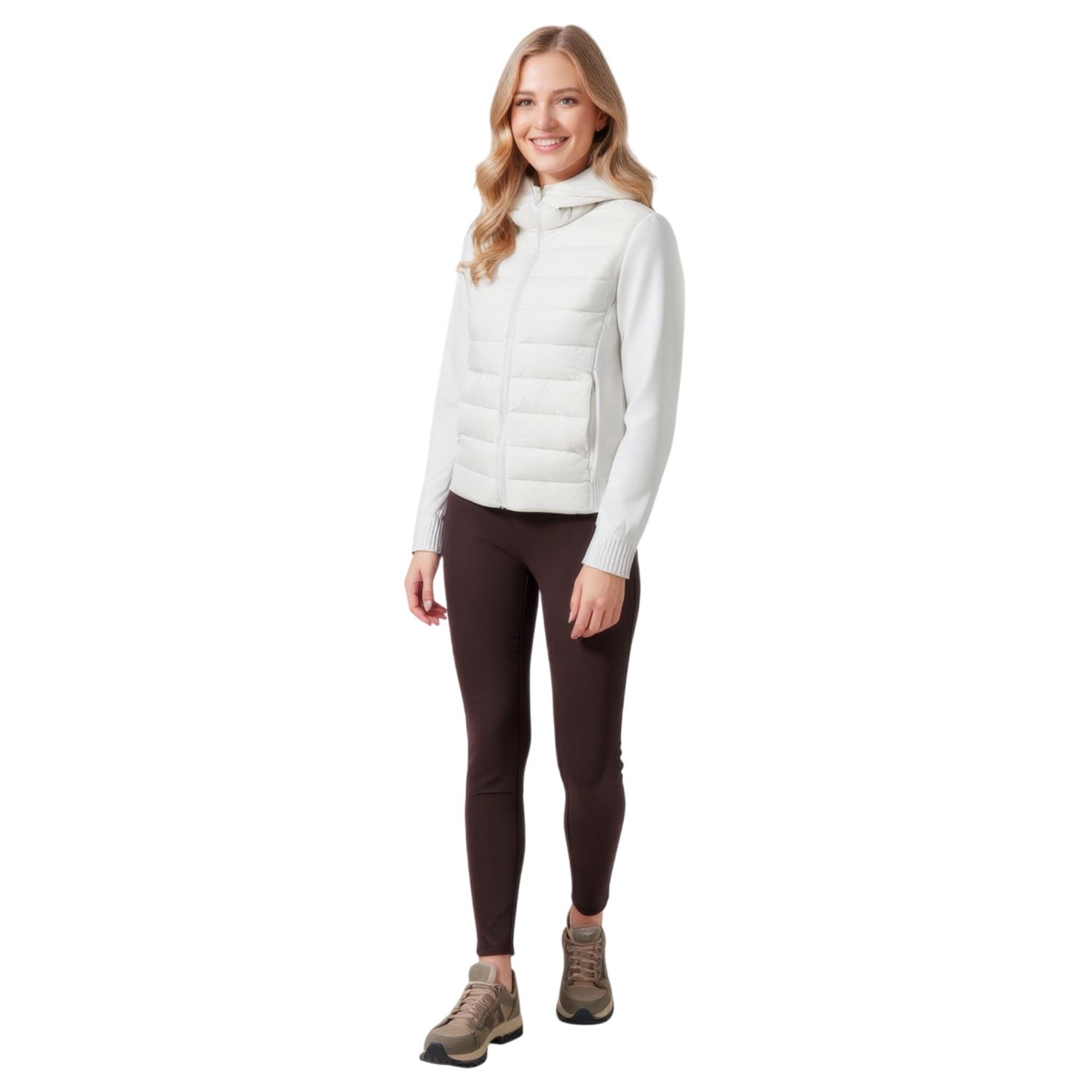 Colisco Midlayer Jacket, Snow, Color: Snow, Size: 4