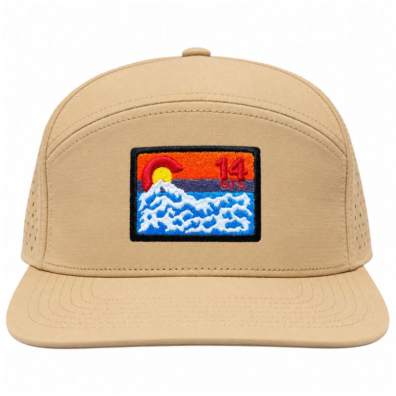 Colisco Unisex Colorado 14ers Performance Cap, Tan