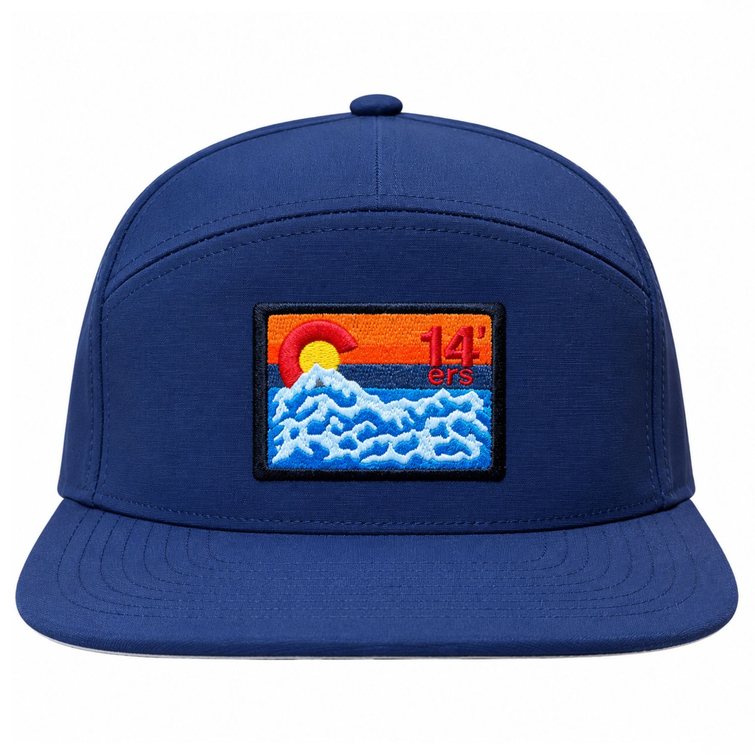 Colisco Unisex 14' ers Embroidered Snapback Cap, Color: Navy, Size: O/S