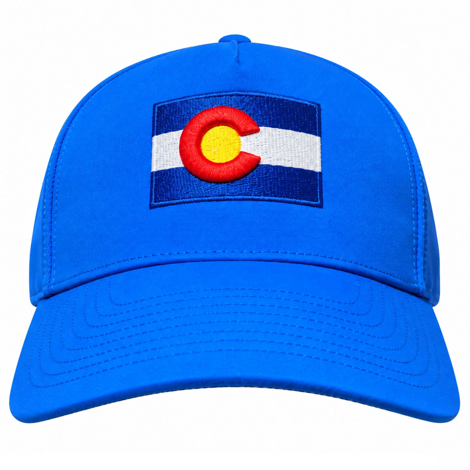 Colisco Unisex Colorado Flag Performance Cap, Blue, Color: Blue, Size: O/S