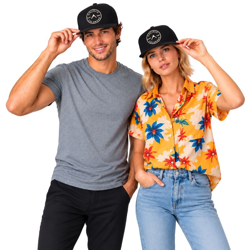 Colisco Colorado Unisex Embroidered Snapback Hat