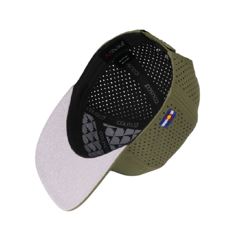 Colisco Unisex Moose Colorado Performance Cap, Olive