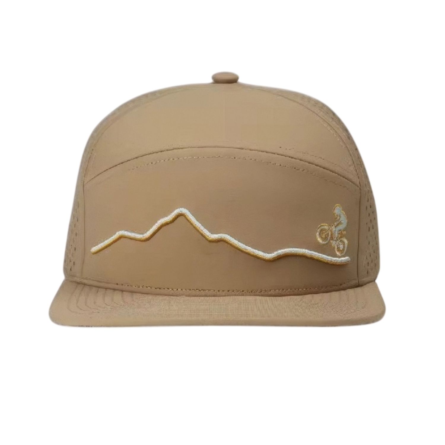 Unisex Colorado Mountain Bike Performance Cap, Tan, Color: Tan, Size: O/S