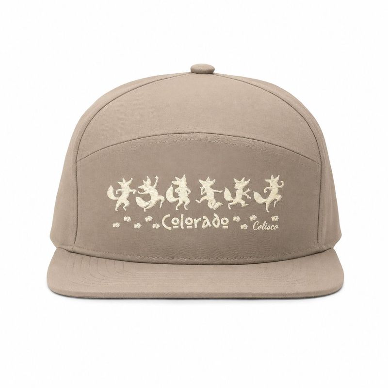 Unisex Colorado Colisco Dancing Fox Performance Cap, Tan