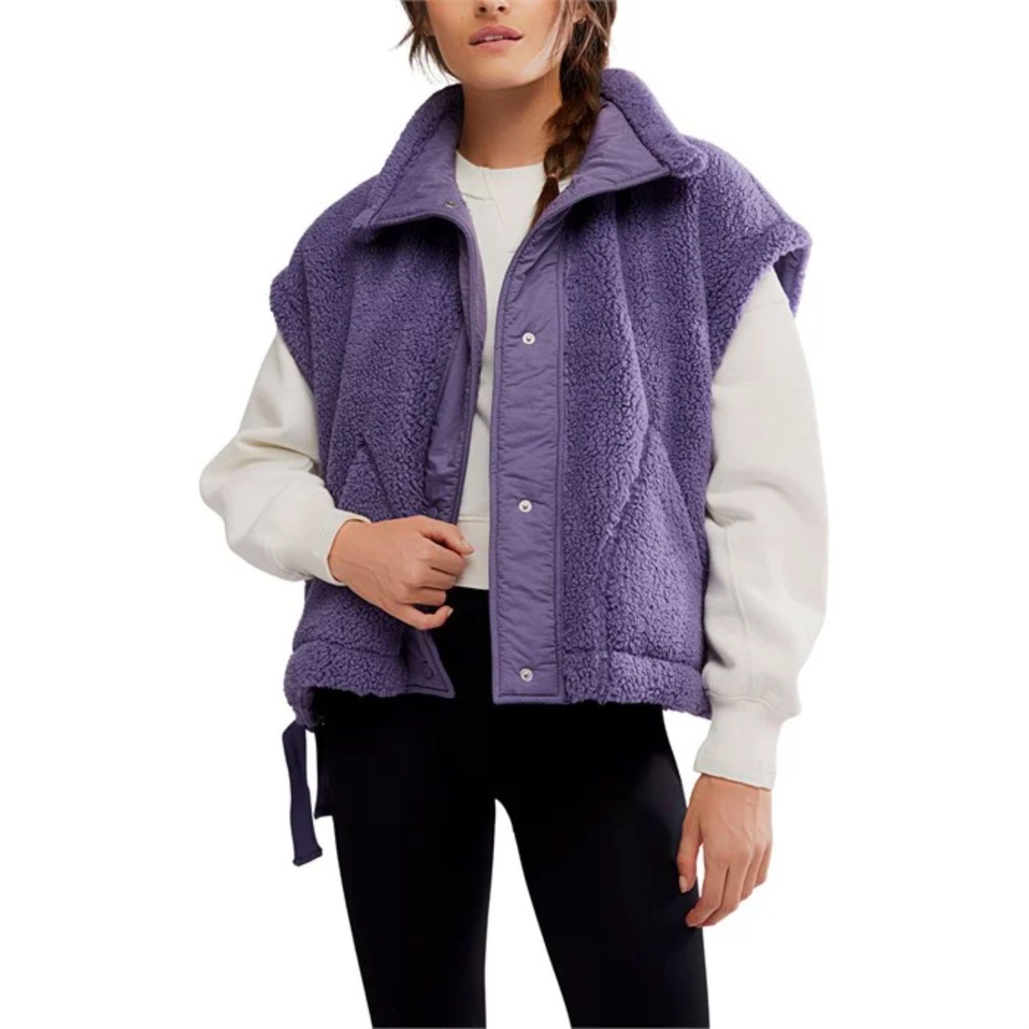 Scout It Out Fleece Women's Vest, Graphite, Color: Graphite, Size: XS