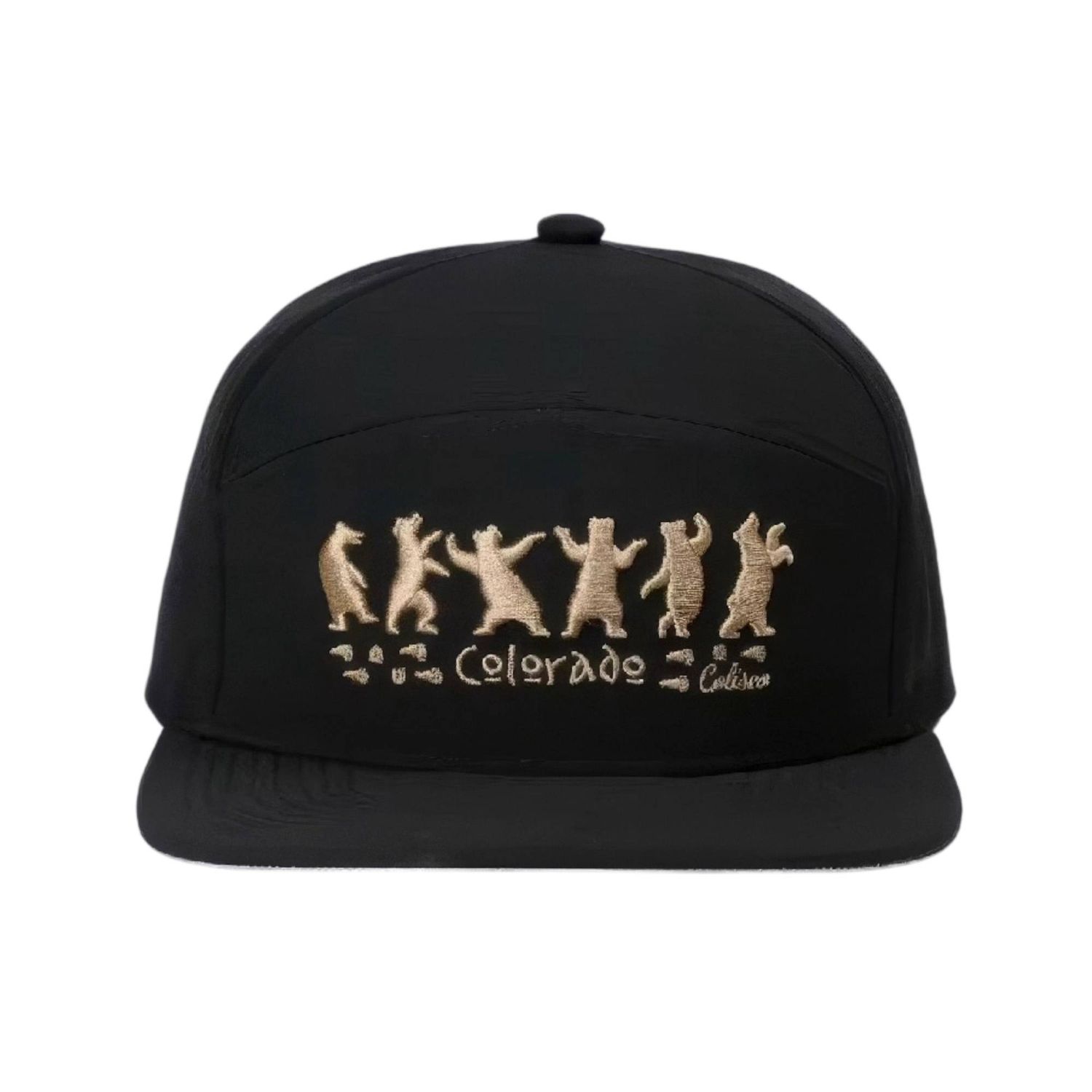 Colisco Unisex Bear Dance Colorado Performance Cap, Black, Color: Black, Size: O/S