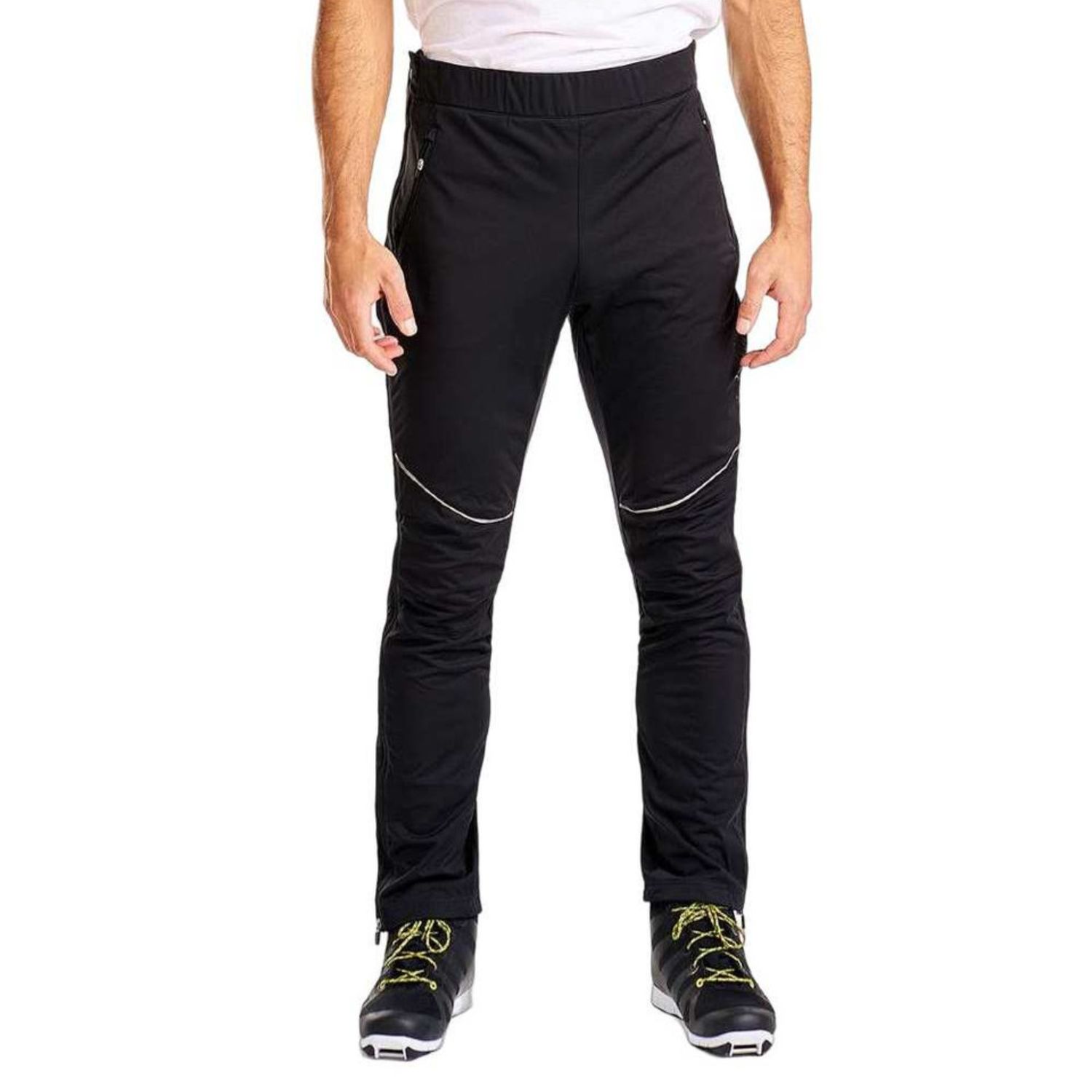 Solo - Men's Full Zip Pants, Color: Black, Size: S