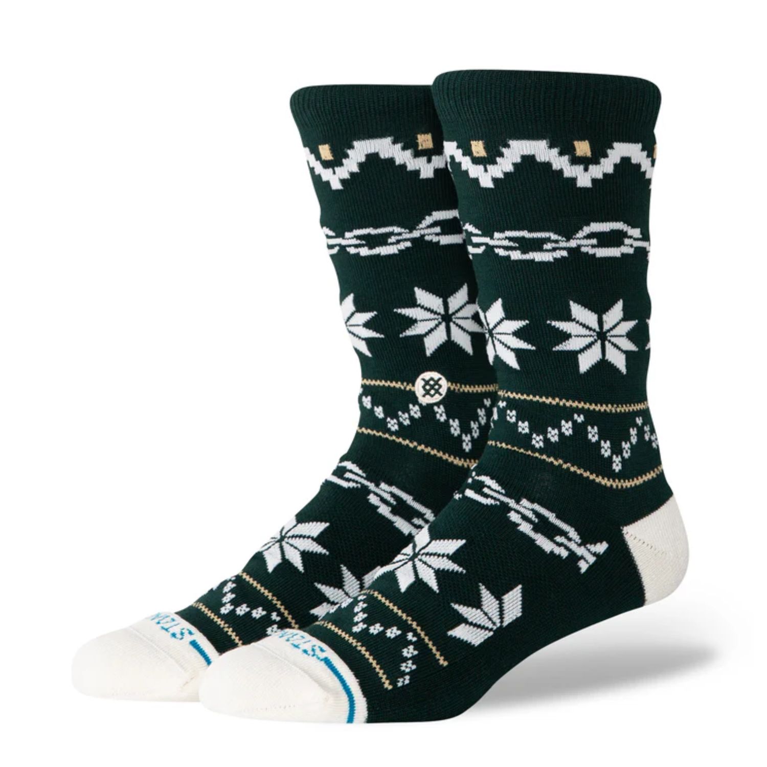 Stance Break The Season Crew Socks, Color: Pine, Size: M