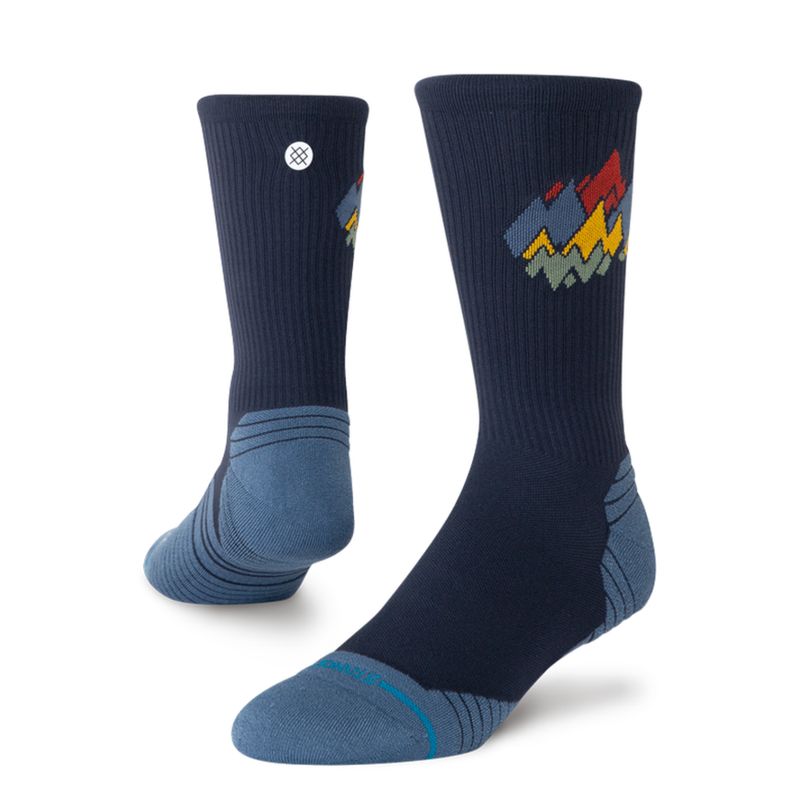 Stance Peaks Ribbed Light Crew Socks