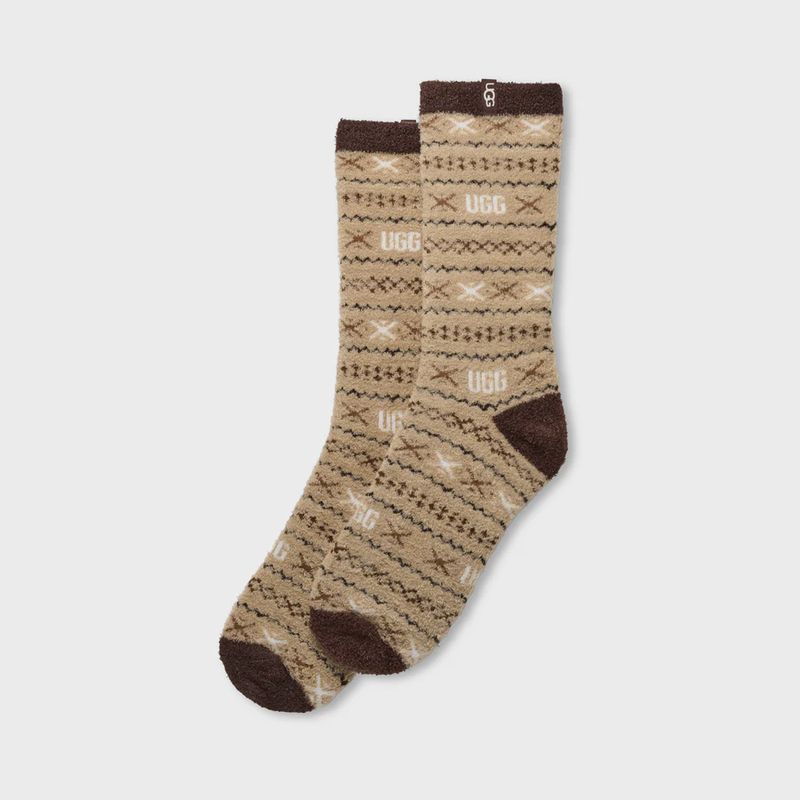 UGG Women's Leslie Graphic Crew Socks