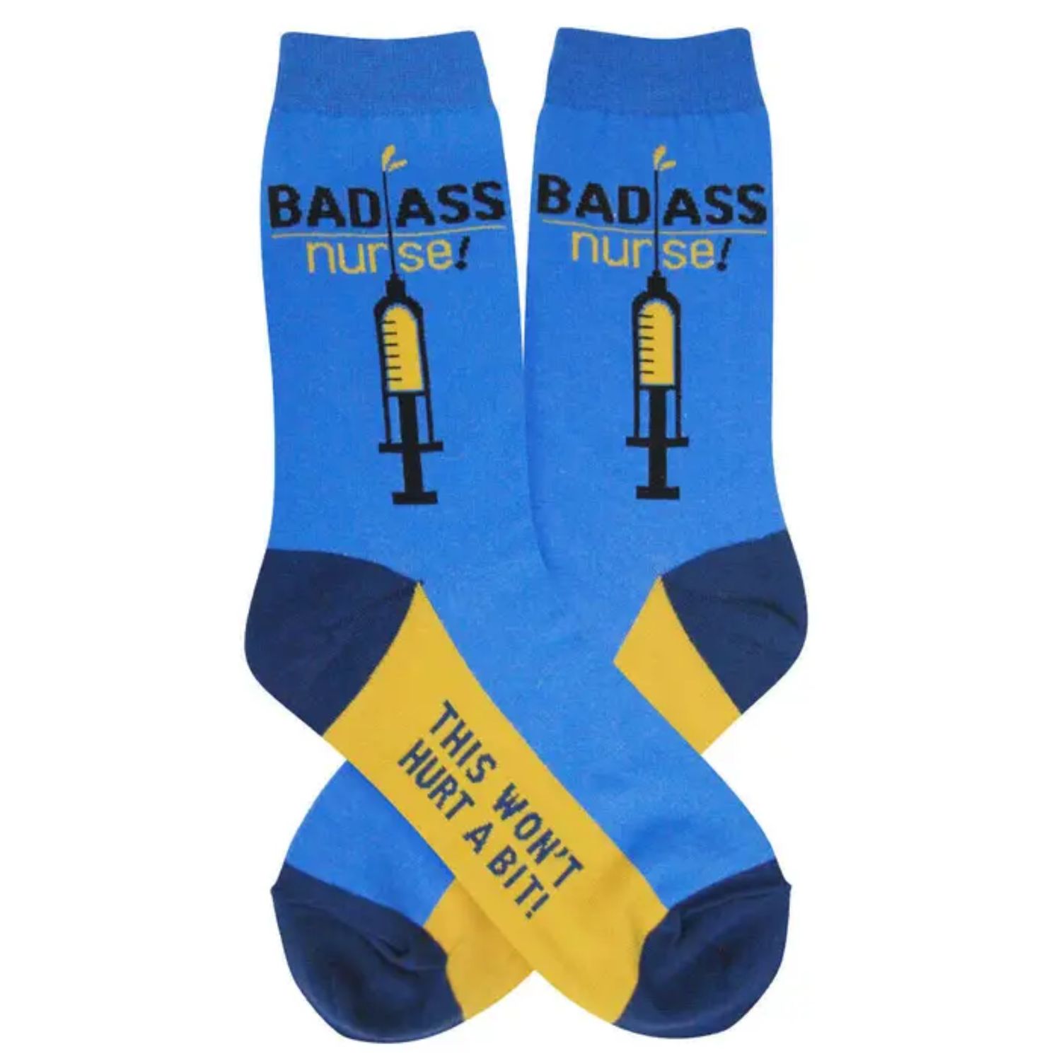 Badass Nurse Women's Socks, Color: Multi, Size: O/S