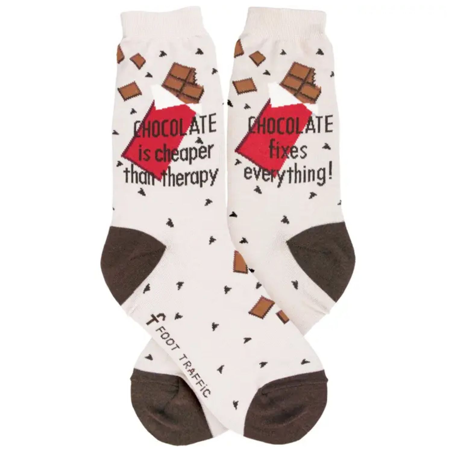 Chocolate Women's Socks, Color: Multi, Size: O/S