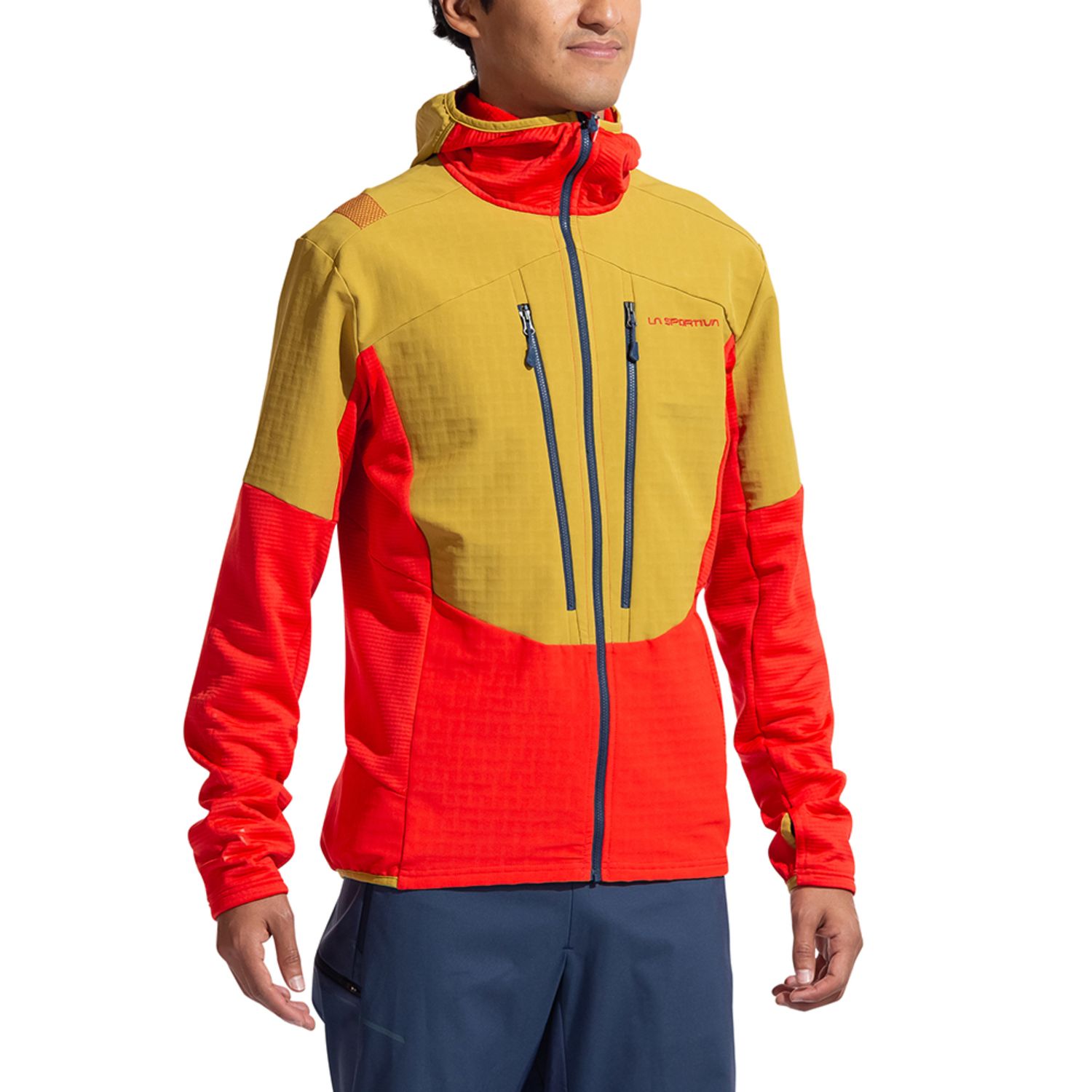 Session Tech Hoody M, Color: Savana/Mountain Red, Size: S