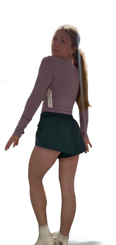 Tempo Ruched Long Sleeve Top, Gem