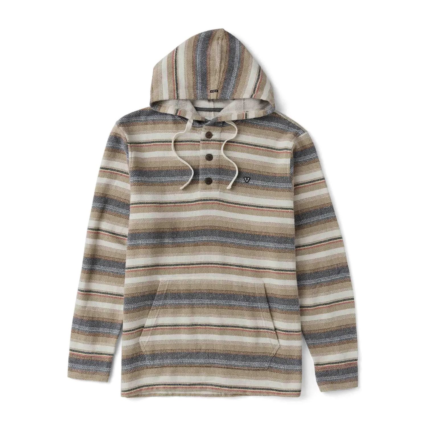 Descanso Heavy Long Sleeve Hooded Popover, Color: Light Khaki, Size: M
