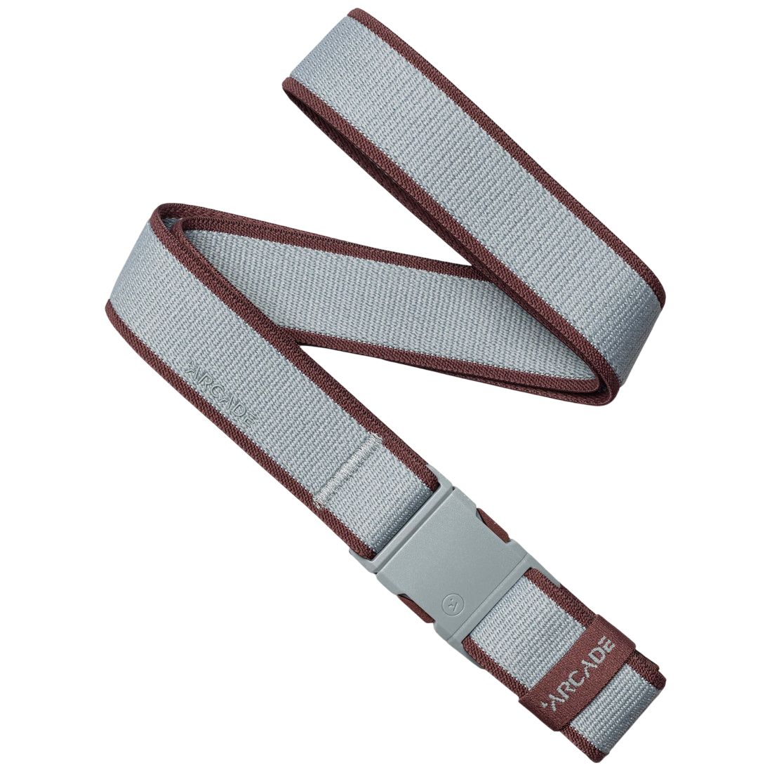 Arcade Carto Slim Belt, Color: Cloud/Burgundy, Size: O/S