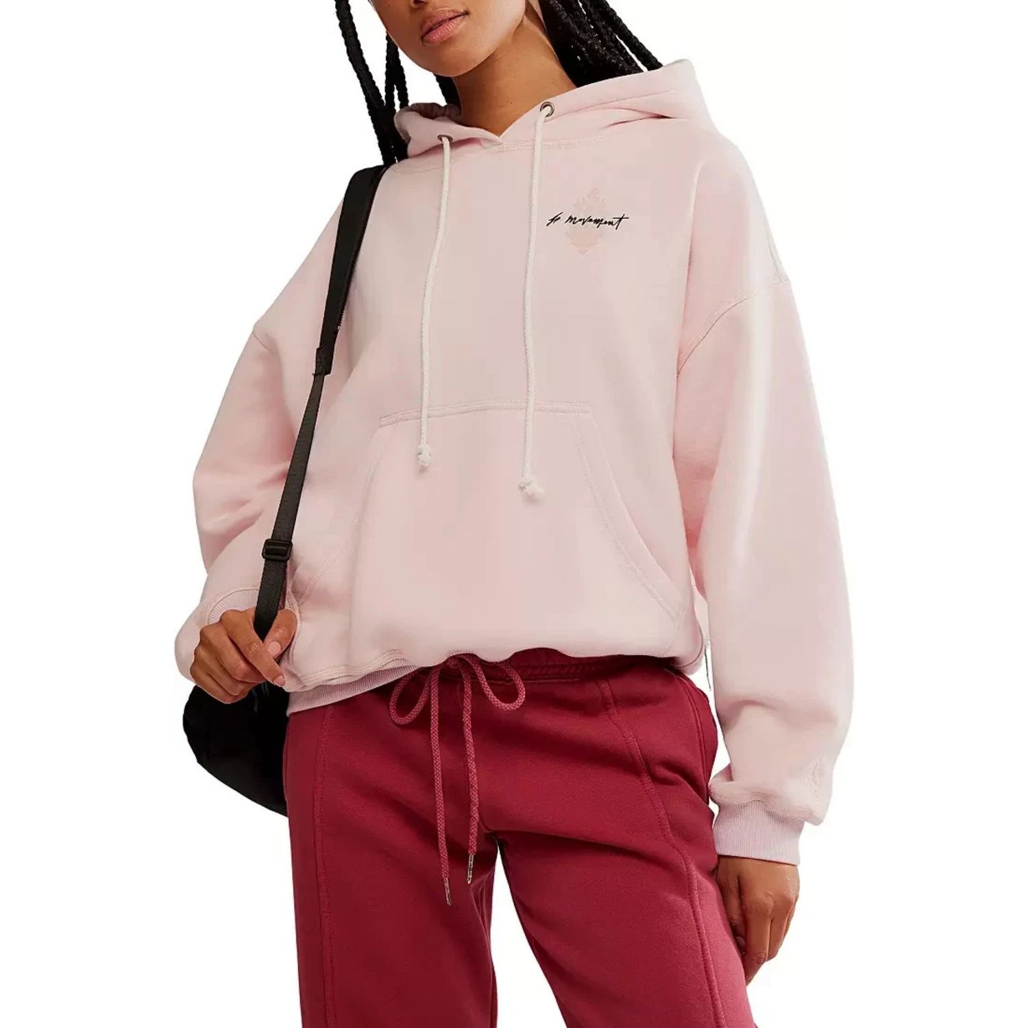 CTW Final Call Logo Hoodie, Color: Rose Water Combo, Size: XS