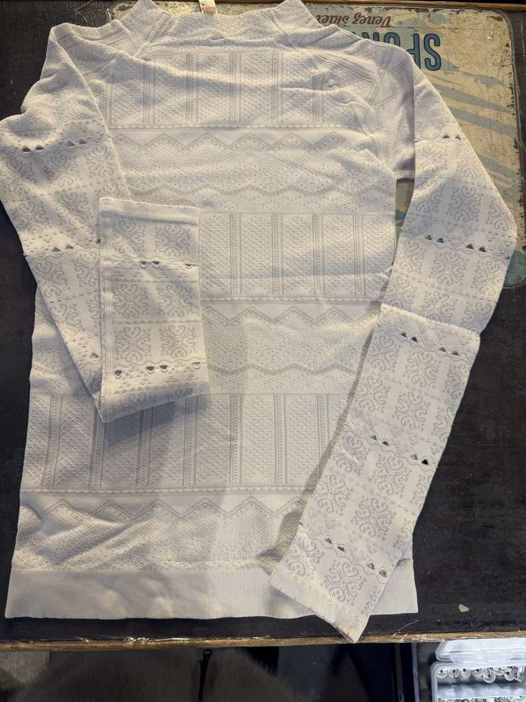 High Road LS Layer, Color: White, Size: XS/S