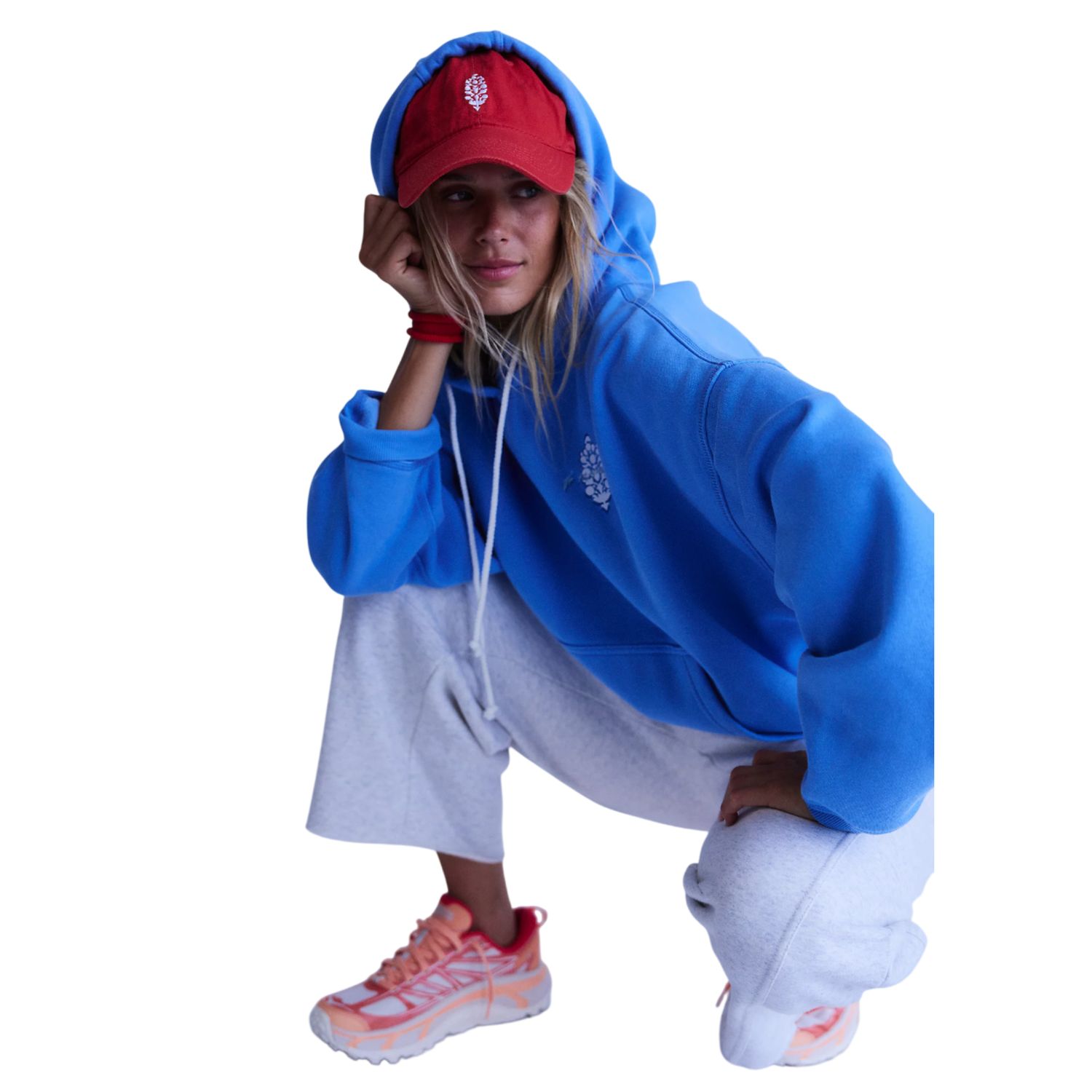 CTW Final Call Front Logo Hoodie, Color: Riviera Blue Combo, Size: XS